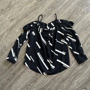 Woman’s off the shoulder top